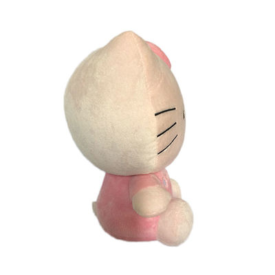 주문 제작된 하얀 헬로우 키티 고양이 호화로운 장난감 동물 박제 ISO9001