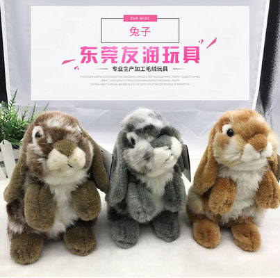 30 센티미터 높은 시뮬레이션 토끼 플러시 인형 그레이 채우는 토끼 발렌타인 데이 경품