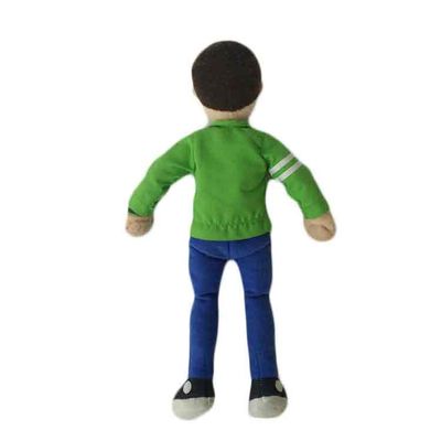 35 센티미터는 스포츠 인형 호화로운 인형 화려한 귀여운 봉제 완구 경품을 녹색으로 만듭니다
