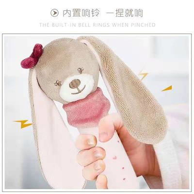 BB 장치 입질 아기 호화로운 장난감과 1-3년 오래된 토끼 호화로운 인형