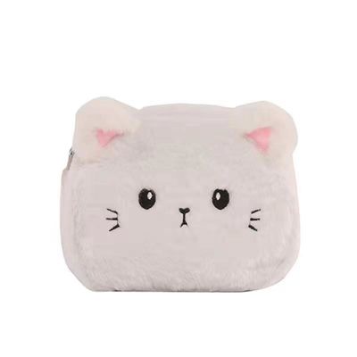 12*20cm 귀여운 소공녀 소녀 교차하는 몸 고양이 호화로운 백 불분명한 아기 배낭