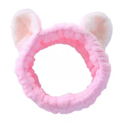 귀여운 고양이 귀 단순한 화장 호화로운 머리띠 호화로운 머리띠 봉제 완구 부속물