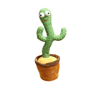 30cm Singing Dancing Cactus Plush Toy For Home Decoration