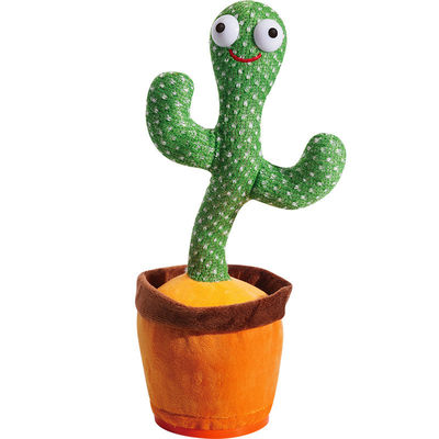 30cm Singing Dancing Cactus Plush Toy For Home Decoration
