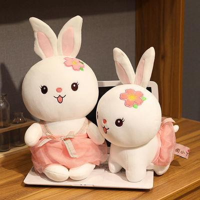 손 빨 수있는 현실적인 30cm 박제 토끼 장난감