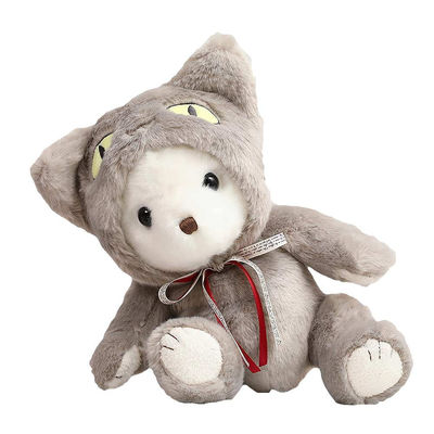 ISO9001 폴리프로필렌 면 충전재 귀여운 고양이 봉제인형