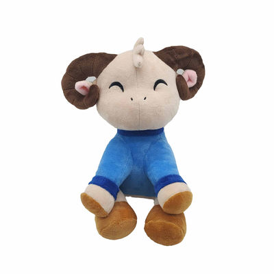 어린이 30cm PP 면 채우는 귀여운 양고기 플러시 장난감 잠자는 베개
