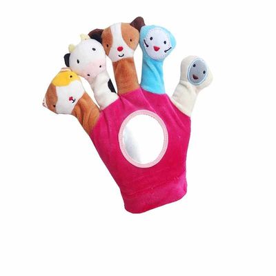 20개 센티미터 개요 호화로운 부모 자녀 쌍방형 글러브 장난감
