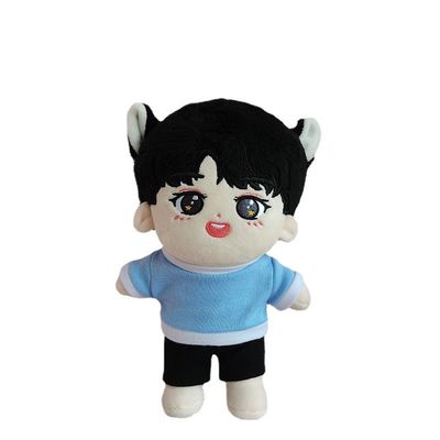폴리프로필렌 면 충전물을 가진 짧은 견면 벨벳 귀여운 만화 인형