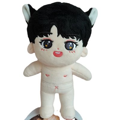 폴리프로필렌 면 충전물을 가진 짧은 견면 벨벳 귀여운 만화 인형