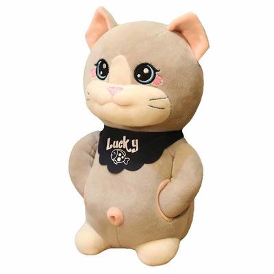 OEM 피부 친화적 인 20cm 어린이 귀여운 고양이 봉제 장난감