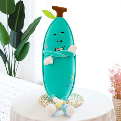 바나나 디자인의 플러시 홈 장식 던지기 베개