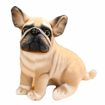 PP면 채워진 짧은 봉제 시뮬레이션 개 장난감 20cm