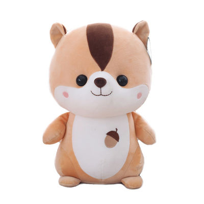 채워지는 폴리프로필렌 면을 가진 OEM 아이들의 다람쥐 견면 벨벳 장난감 25cm