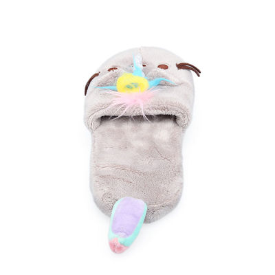 성인을 위한 비 알레르기 짧은 견면 벨벳 집 슬리퍼 ODM