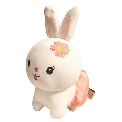 25cm 사랑스러운 앉아있는 토끼 봉제 인형 장난감 OEM