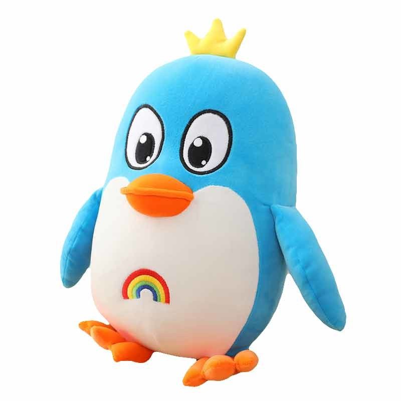 OEM 가정 훈장을 위한 손 빨 수 있는 20cm 분홍색 펭귄 견면 벨벳 장난감