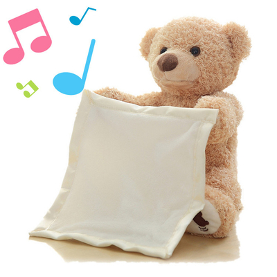 입을 벌리고 말하는 전기 움직이는 퍼즐 Peekaboo Bears